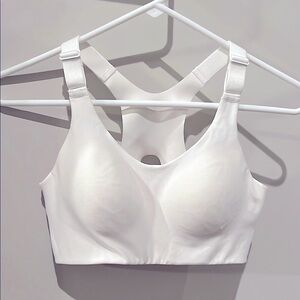 CALIA White Seamless Racerback Sports Bra